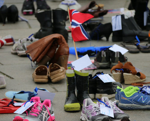 Millionsmissing 2016 Stortinget sko