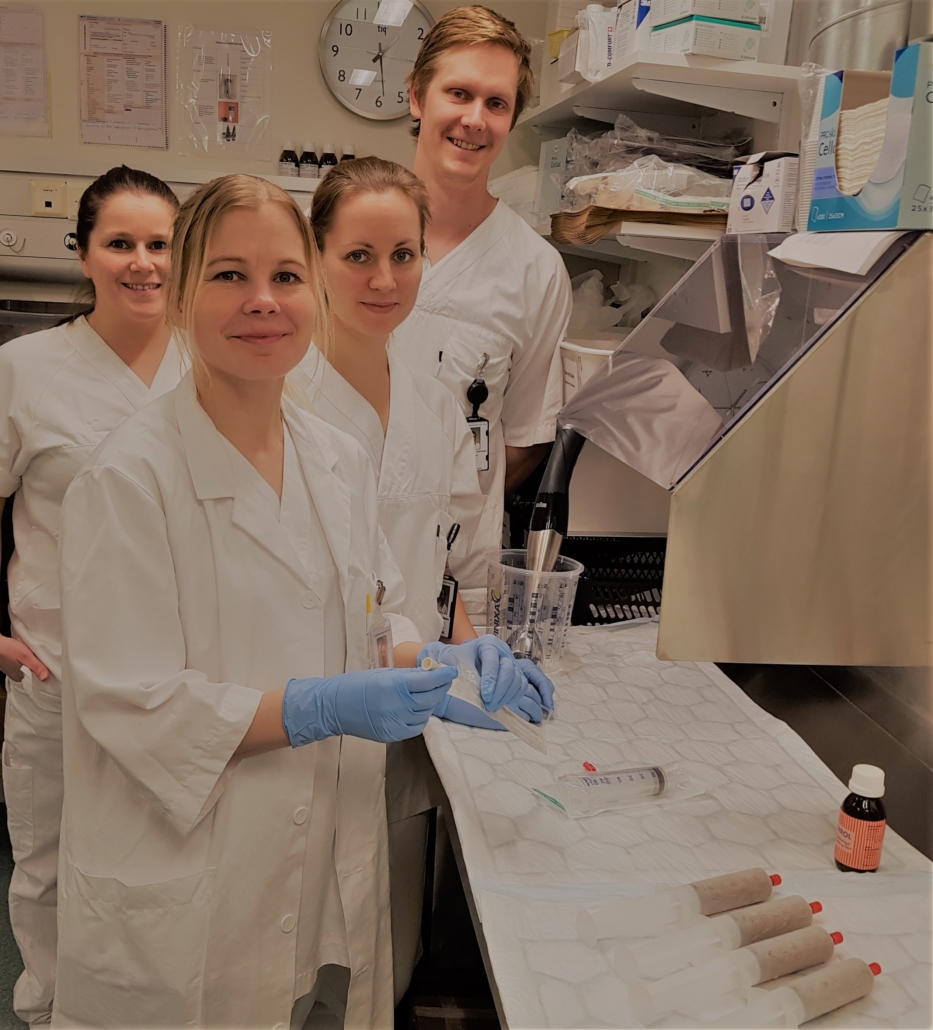Comeback study forskerne på laboratoriet