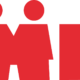 Logo stor M og E rød