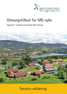 Røysumtunet Forsiden til Røysumtunets serviceerklæring